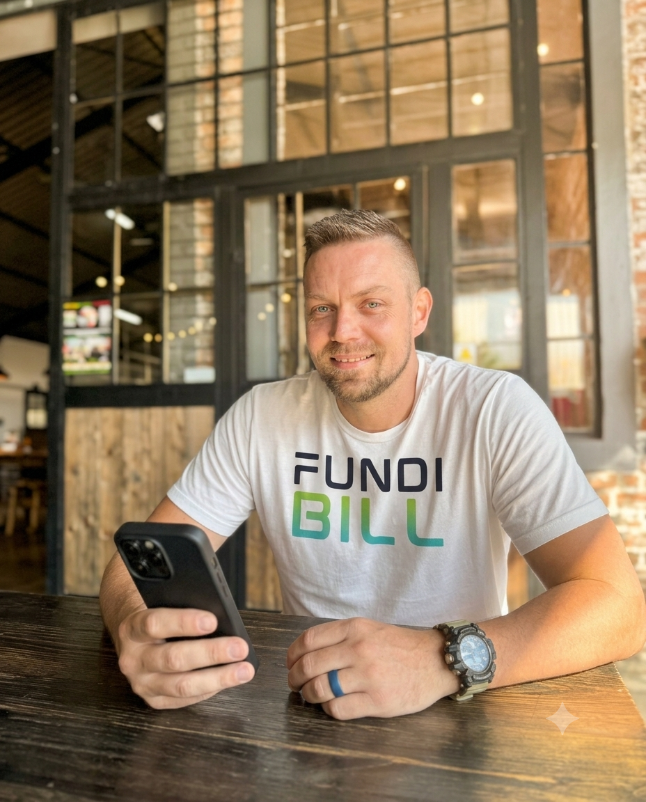 Dewald, founder of FundiBill, South African invoicing app creator